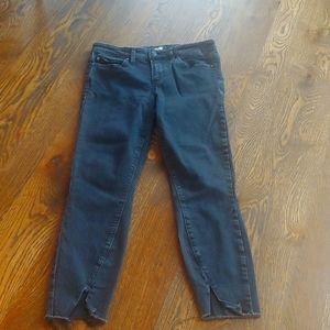 Paige black faded denim